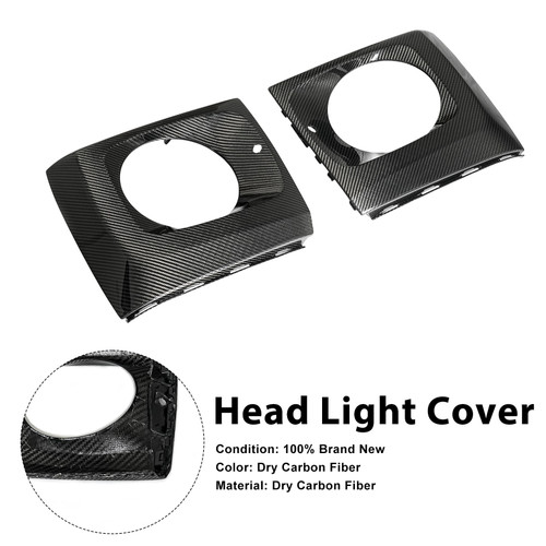 Carbon Fiber Body Kit Head Light Cover Fit Mercedes-Benz W464 W465 2019-2026
