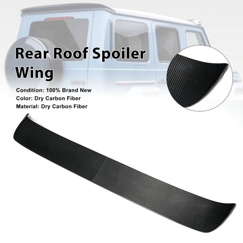 Carbon Fiber Rear Roof Spoiler Wing Fit Benz G-Class W465 2025+ Upgrade M Style