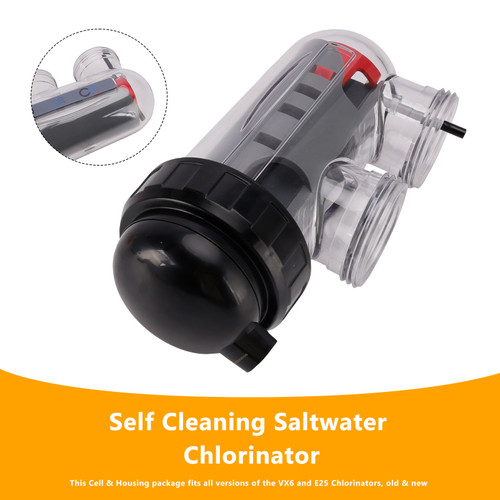 Saltwater Chlorinator Replacement Cell W Cell Housing For Astral/Hurlcon VX6/E25