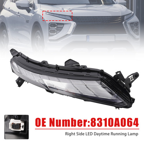 Right Side Front LED DRL Lamp 8310A063 For Mitsubishi Eclipse Cross 2022-2026