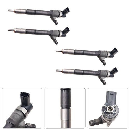 4Pcs Fuel Injector For Renault Trafic II For Opel Vivaro 2.0L 0445110338