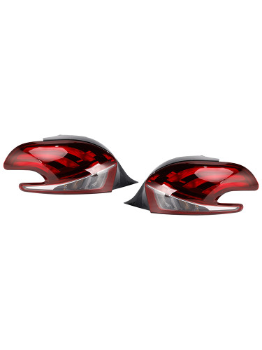LED Rear Left+Right Tail Light Lamp For Peugeot 208 2015-2019 Facelift Models