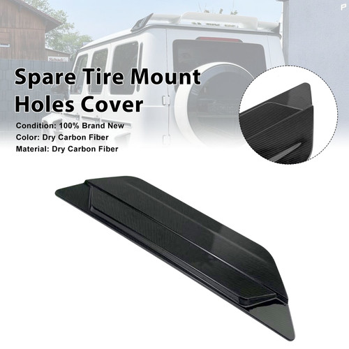 Carbon Fiber Spare Tire Mount Holes Cover Fit Mercedes Benz W464 W465 2019-26