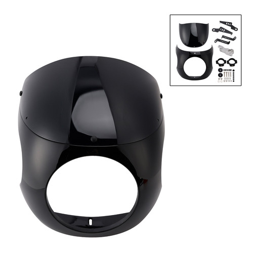 Windshield WindScreen fit for BMW R NINE T 2014-2024 Black+Black