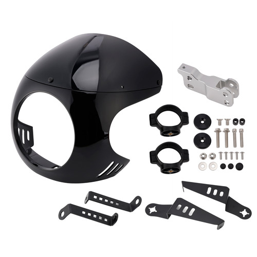Windshield WindScreen fit for BMW R NINE T 2014-2024 Black+Black