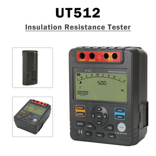 UT512 Insulation Resistance Testers Voltmeter Auto Range 2500V 100G¦¸