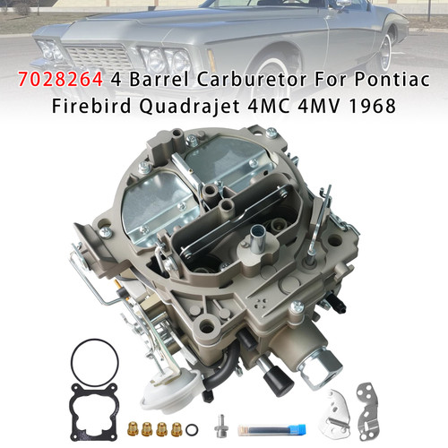 7028264 4 Barrel Carburetor For Pontiac Firebird Quadrajet 4MC 4MV 1968
