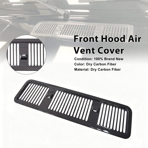 Carbon Fiber Front Hood Air Vent Cover Fit Mercedes Benz W464 W465 2019-2026