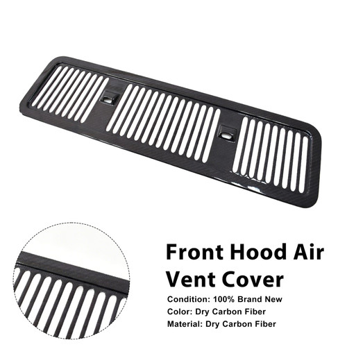 Carbon Fiber Front Hood Air Vent Cover Fit Mercedes Benz W464 W465 2019-2026