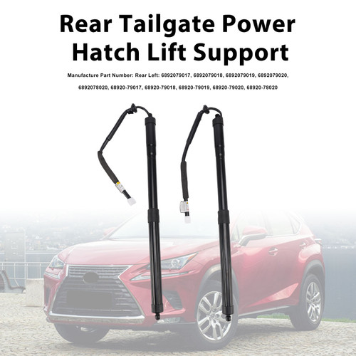 Left + Right Tailgate Gas Struts 68910-79017 Fit Lexus NX200t NX300h 2018-2021