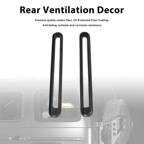Carbon Fiber Rear Side Air Vent Outlet Trim Fit Benz G Class G63 G550 2025+