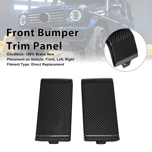 Carbon Fiber Front Bumper Guards Cover Trim Fit Mercedes Benz W465 G63 2025+