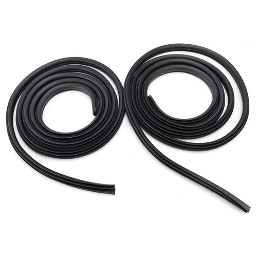 2Pcs Front/Rear Door Rubber Seal Weatherstrip For Hummer H2 2003-2009