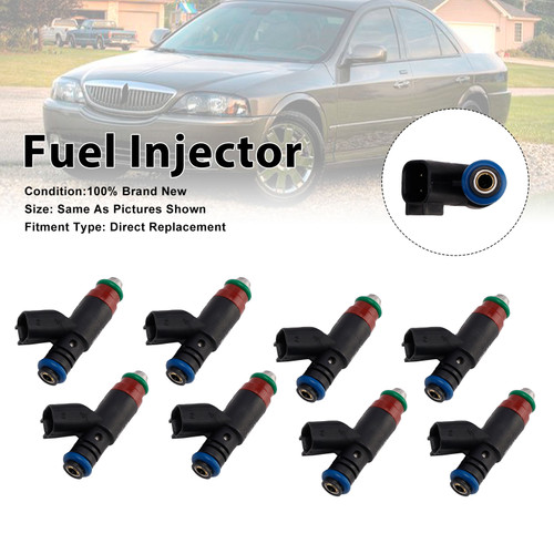 8Pcs Fuel Injector For Lincoln LS For Ford Thunderbird 2003-2005 3W43-AA