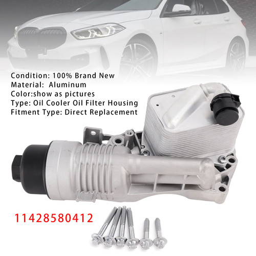 Oil Cooler Oil Filter Housing For BMW F40 F44 F45 F46 F48 F39 Mini One F55 F56