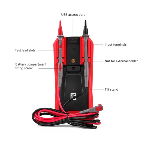 UT61B+ Non-Contact Voltage Tester Ac Dc Voltage Frequency Multimeter