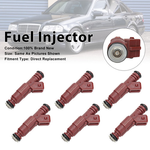 6Pcs Fuel Injector For Mercedes-Benz C280 1997 E320 1994-1997 0280155757