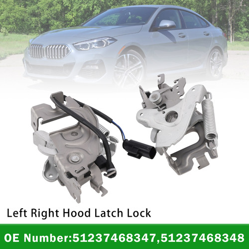 2x Front Hood Latch Lock For BMW F44 G20 G26 G80 F30 F31 F32 G22 G23 F36 G82