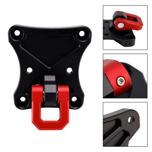 Rear Radius Rod Plate D-Ring Shackle Tow Hook For Yamaha Maverick X3 900 X Max