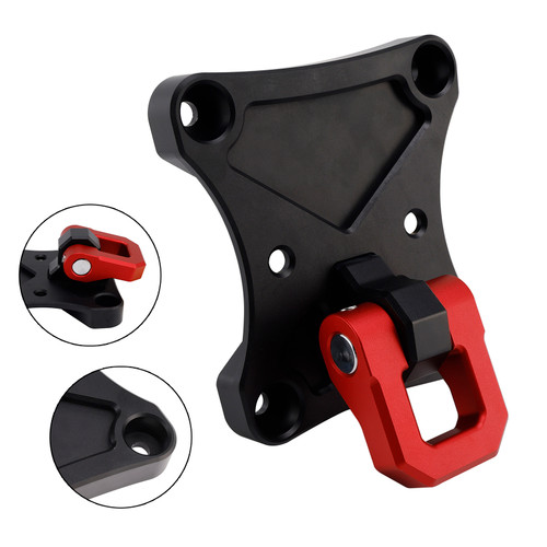 Rear Radius Rod Plate D-Ring Shackle Tow Hook For Yamaha Maverick X3 900 X Max