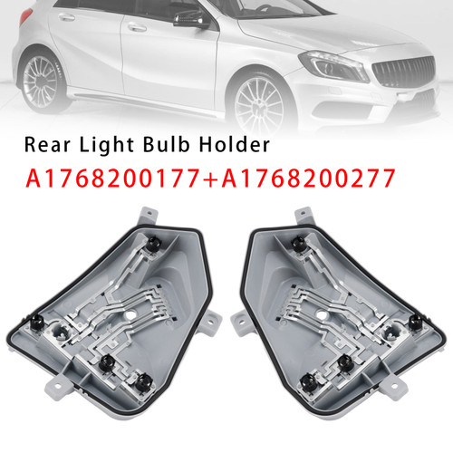 Left+Right Rear Tail Light Lamp Bulb Holder For Mercedes W176 A Class 2012-2015
