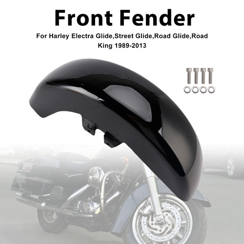 ABS Front Fender For Touring Electra Glide Road King 1989-2013 Black