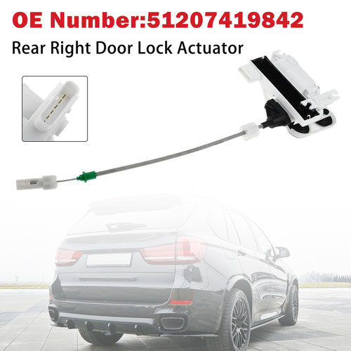 Rear Right Door Lock Actuator 51207419842 For F15 F16 X5 2014-2017 X6 2018