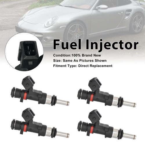 4Pcs Fuel Injector For Porsche 911 997 3.6 GT2 RS 2010-2011 0280158123