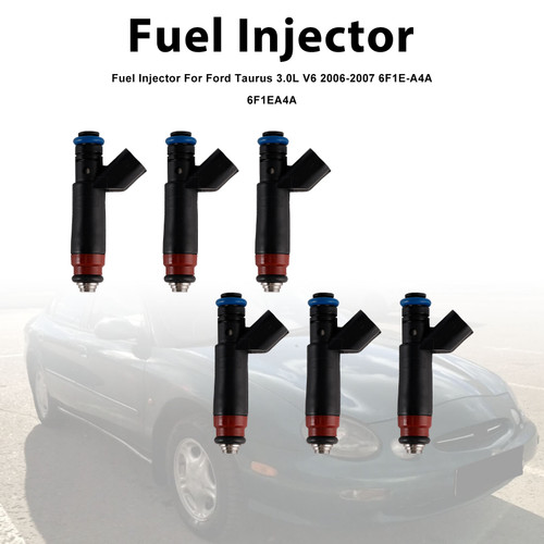 6Pcs Fuel Injector For Ford Taurus 3.0L V6 2006-2007 6F1E-A4A 6F1EA4A