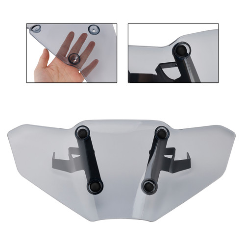 Motorcycle Windshield WindScreen Fairing fit for Yamaha MT-07 2025-2026 Gray