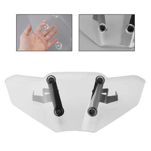 Motorcycle Windshield WindScreen Fairing fit for Yamaha MT-07 2025-2026 Clear