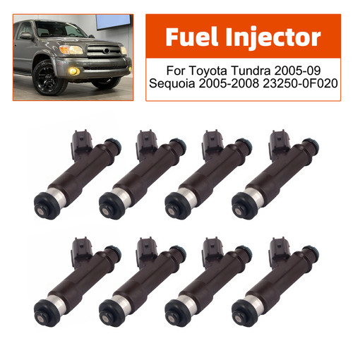 8Pcs Fuel Injector For Toyota Tundra 2005-09 Sequoia 2005-2008 23250-0F020