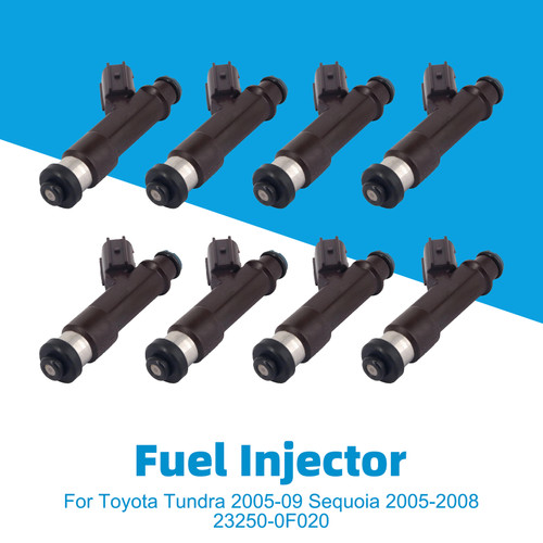 8Pcs Fuel Injector For Toyota Tundra 2005-09 Sequoia 2005-2008 23250-0F020