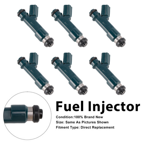 6Pcs Fuel Injector For Toyota 4Runner 2003-09 Tacoma 2005-2015 23250-0P030