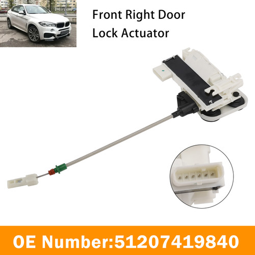 Front Right Door Lock Actuator 51207419840 For F15 F16 X5 2014-2017 X6 2018
