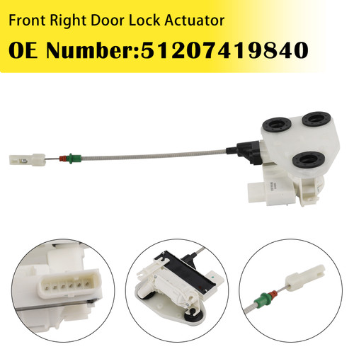 Front Right Door Lock Actuator 51207419840 For F15 F16 X5 2014-2017 X6 2018