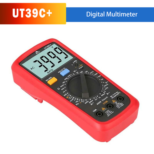 UT39C+ Digital Multimeter AC DC Voltmeter Ohm Cap Diode Tester