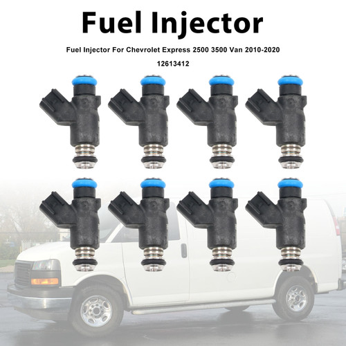 8Pcs Fuel Injector For Chevrolet Express 2500 3500 Van 2010-2020 12613412