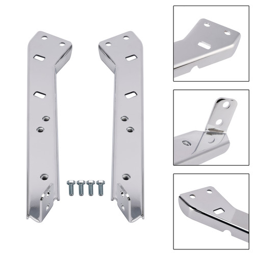 Saddlebag Rail Support Bracket 90718-79C Chrome For Touring Road Glide Flt 85-08