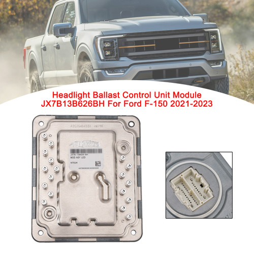 Headlight Ballast Control Unit Module JX7B13B626BH For Ford F-150 2021-2023