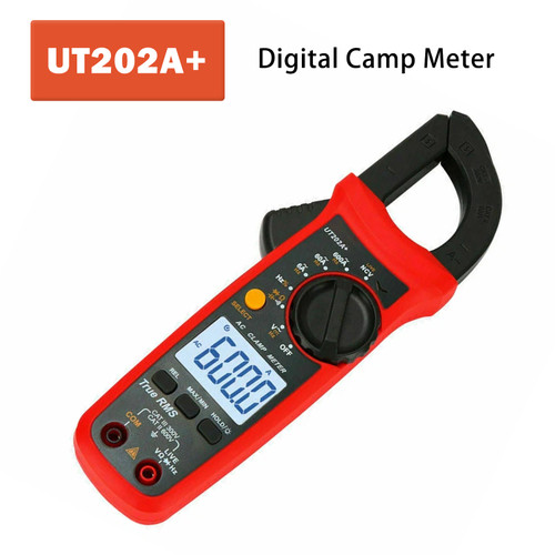 UT202A+ Digital Clamp Meter Multimeter Voltage 600A AC Current Resistance
