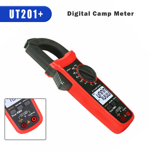 UT201+ Digital Clamp Meter 4000 Counts Multimeter Auto Range True RMS DC Current