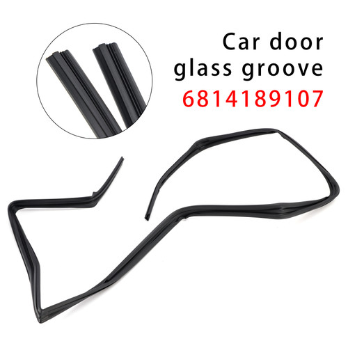 Front Door Glass Run Channel No Vent 6814189107 For Toyota 4Runner 1985-1989