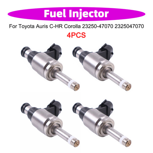 4Pcs Fuel Injector For Toyota Auris C-HR Corolla 23250-47070 2325047070