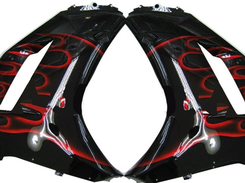 Injection Fairing Kit Bodywork Plastic ABS fit For Kawasaki ZX6R 636 2007-2008