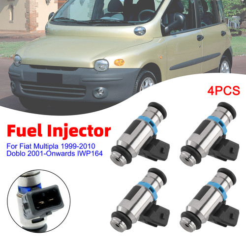4Pcs Fuel Injector For Fiat Multipla 1999-2010 Doblo 2001-Onwards IWP164