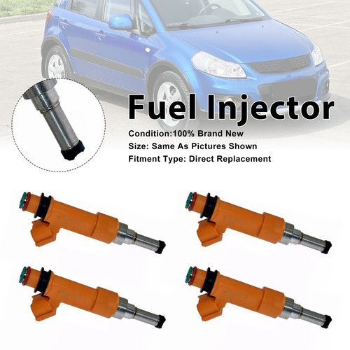 4Pcs Fuel Injector For Suzuki SX4 1.6 M16A 15710-54LA0 297500-1480