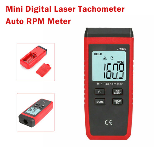 UT373 LCD Digital Mini Non-contact Laser Tachometer RPM Speed Tester