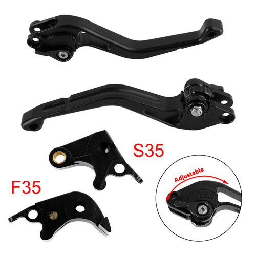 NEW Short Clutch Brake Lever fit for Suzuki GSXR600 06-10 GSXR1000 05-06 Black