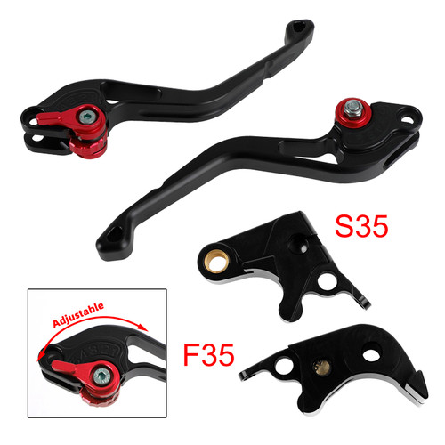 NEW Short Clutch Brake Lever fit for Suzuki GSXR600 06-10 GSXR1000 05-06 Red